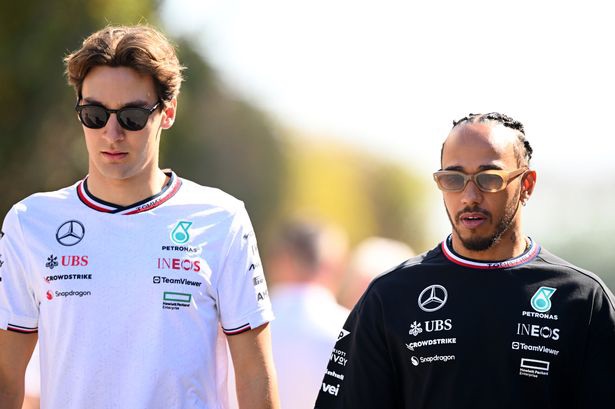 Lewis Hamilton continue pin George Russell to the wall despite both of them having the best Mercedes car since 2021′