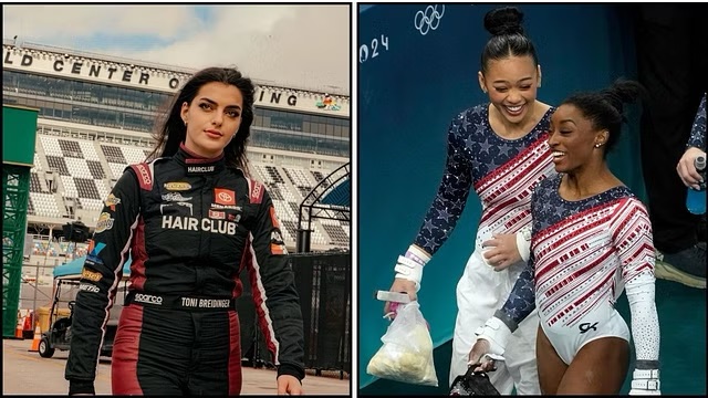 Just in: “Racing Star Toni Breidinger Backs USA’s Olympic Heroes Simone Biles and Suni Lee”