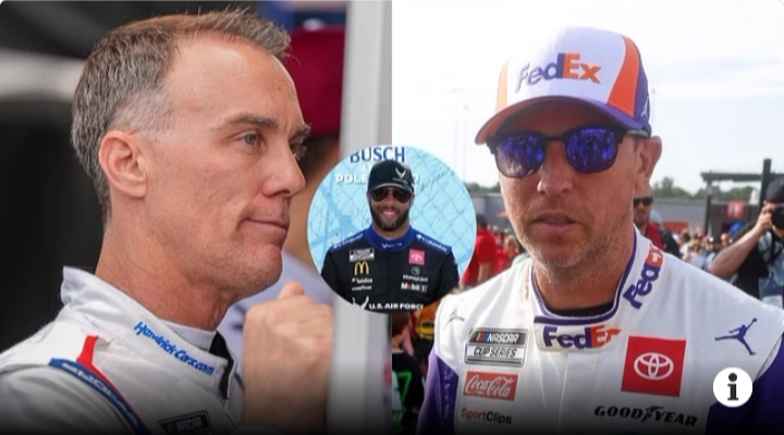 Kevin Harvick cautions Denny Hamlin that the ongoing charter issues at 23XI are affecting team spirit, pointing to Bubba Wallace as an example.