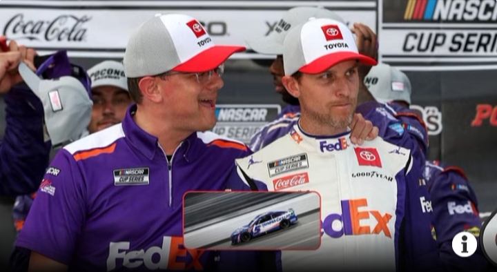 “Denny Hamlin’s crew braces for an epic showdown, eagerly awaiting a fierce clash with Hendrick Motorsports’ top team.”