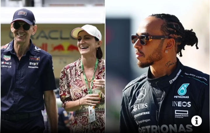 “No, He Didn’t!” – Adrian Newey’s Wife Stands Up Against Allegations of Disrespecting Lewis Hamilton