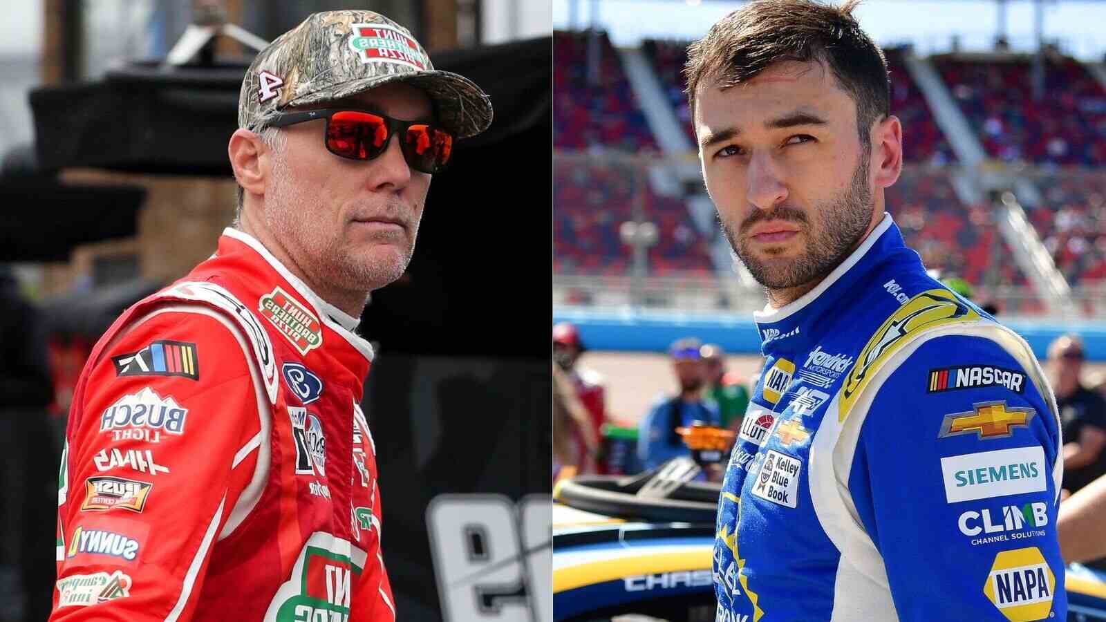 Kevin Harvick bets on Chase Elliott to win Martinsville R-8 cutoff race with newfound “aggression level”