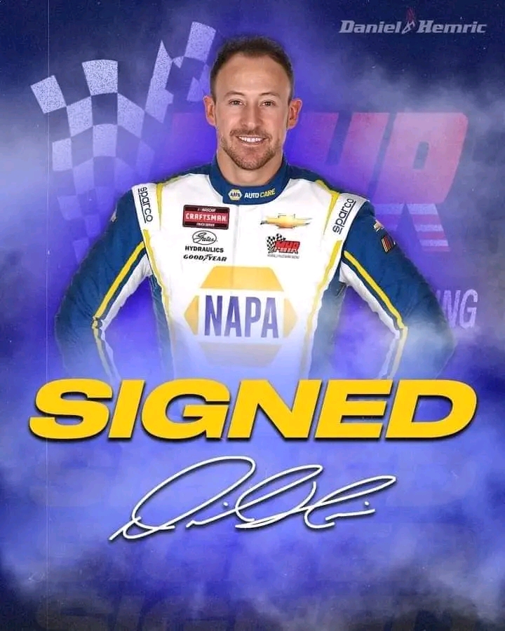 BREAKING NEWS!!!Daniel Hemric takes over the 9 cup ride for chase elliott in 2025!!!