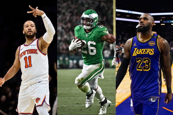 LeBron James Takes Credit for Saquon Barkley’s Jaw-Dropping Move,Leaving Jalen Brunson Shocked in Eagles Victory