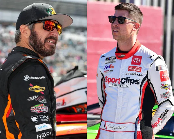 Martin Truex Jr. Drop a Brutal Reality Check on Denny Hamlin after a Shaky Start at Martinsville