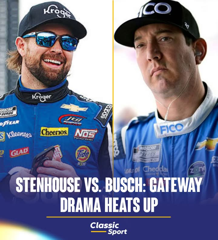 Stenhouse vs. Busch: Sparks Fly at Gateway Dirt Race