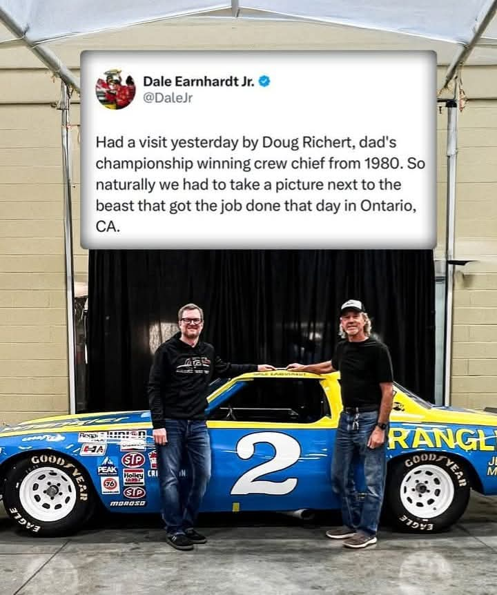 Dale Earnhardt Jr. publicly reveals shocking plans with Doug Richert, the crew chief who guided Dale Earnhardt to his 1980 championship